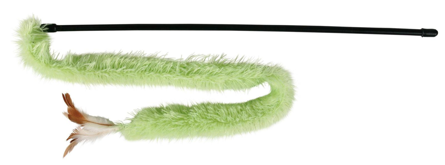 Trixie Playing rod with plush strip, 48 cm.