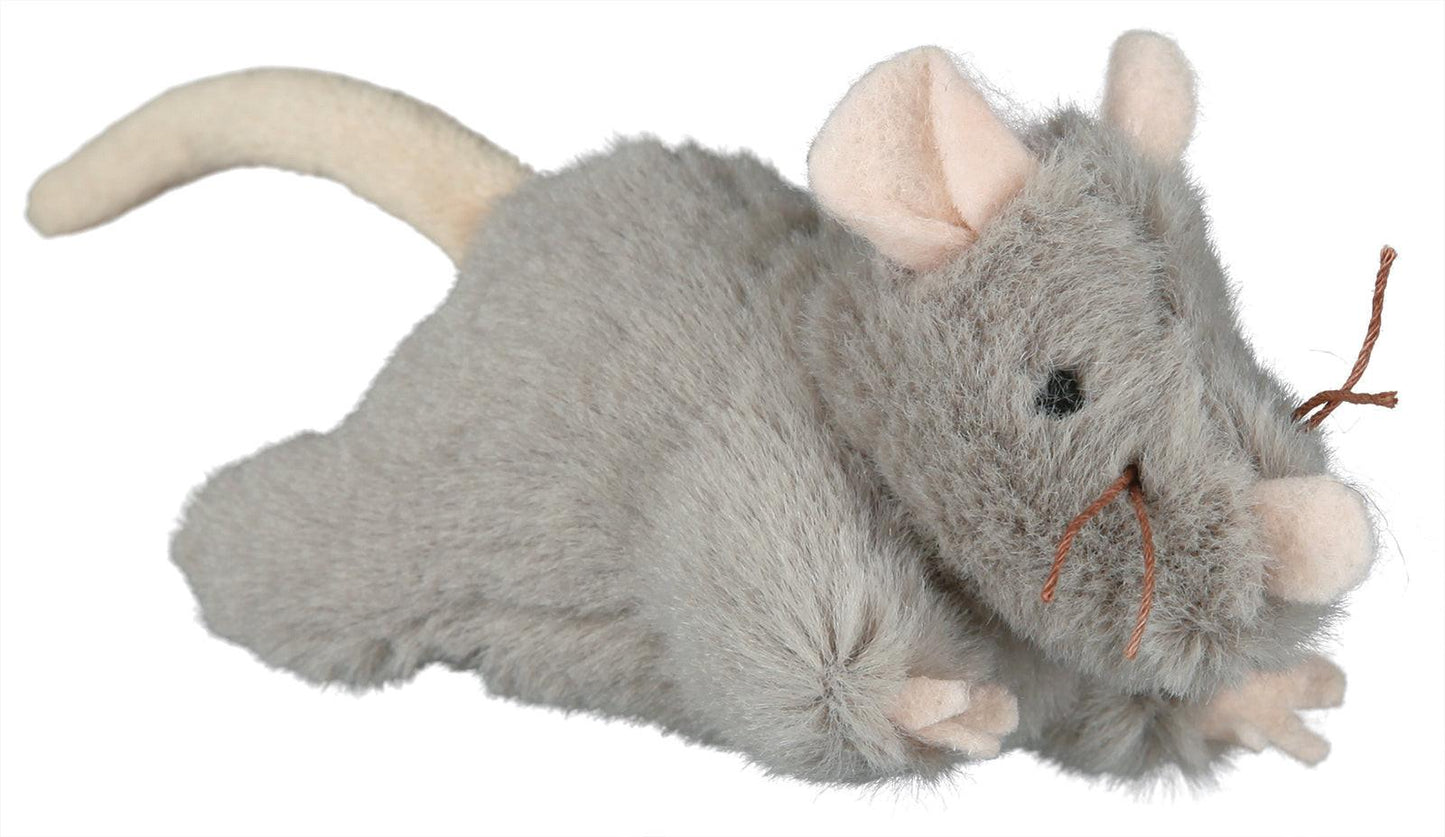 Trixie Plush mouse with sound, 15 cm.