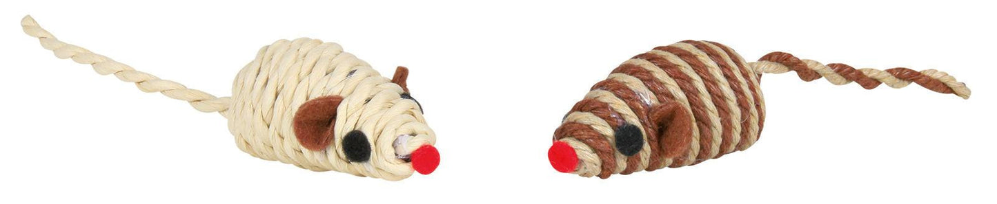 Trixie 132 toy mice, 5 cm.
