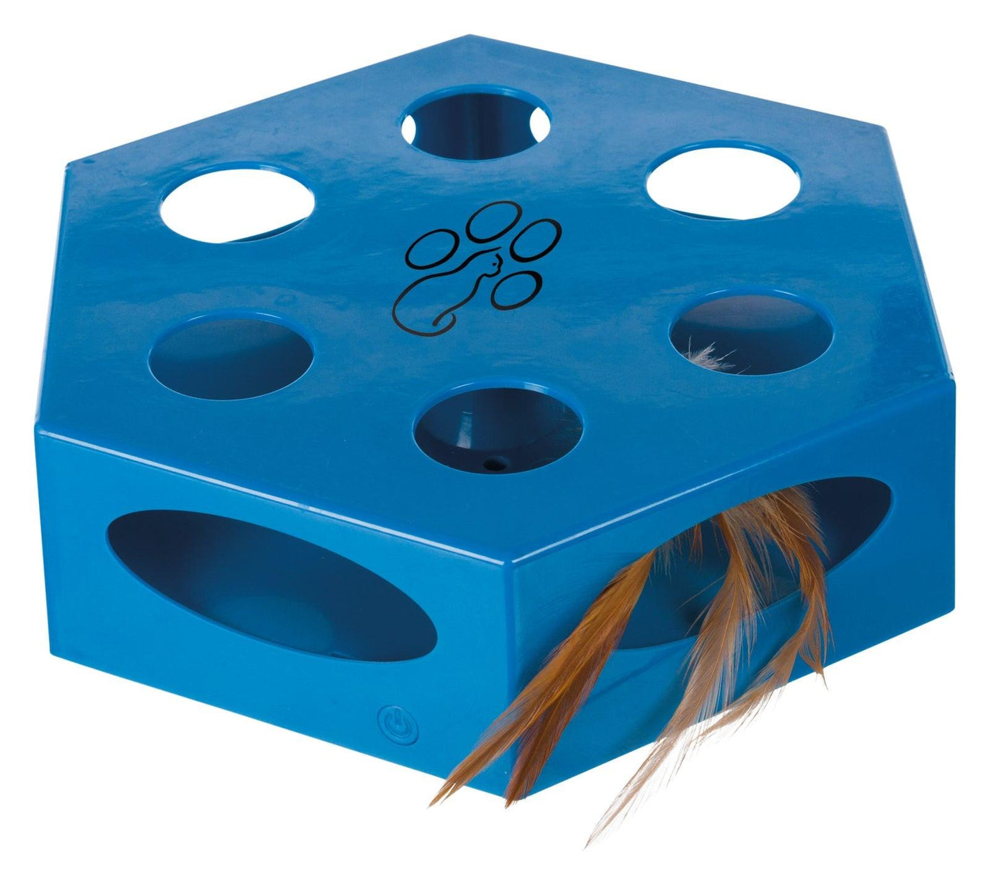Trixie Turning Feather, plastic, diam. 22 cm, blue.