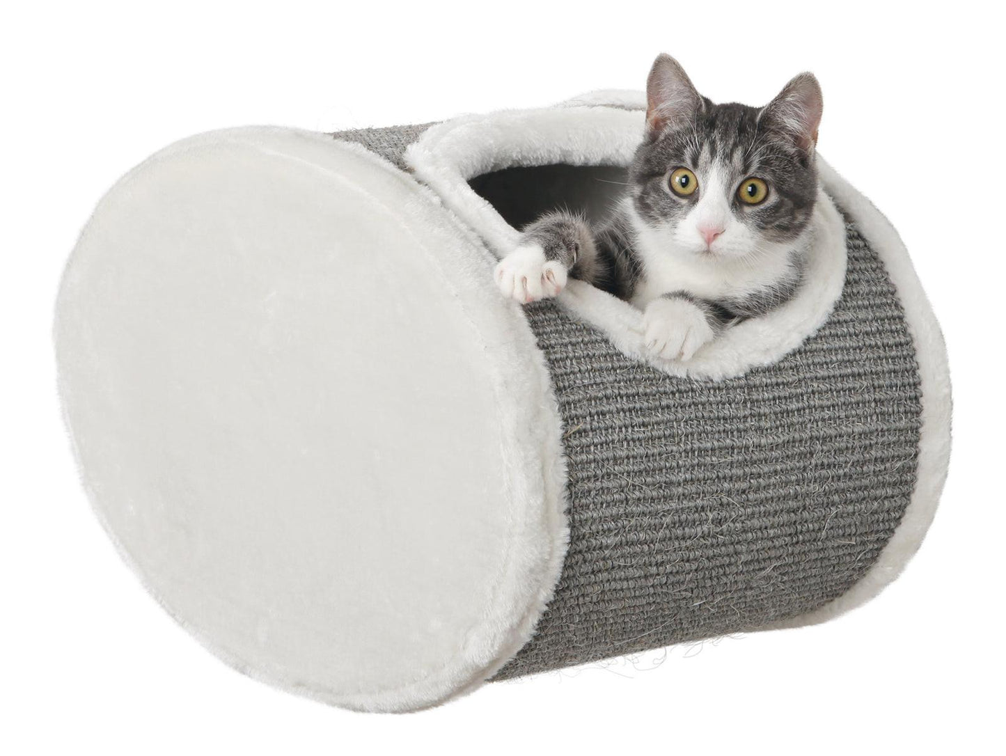 Trixie Cuddly cave for wall mounting, 42 x 29 x 28 cm, white/grey.