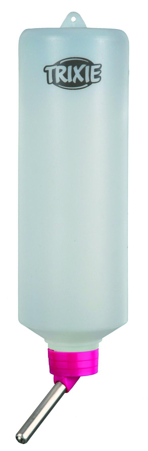 Trixie 8 water bottles with wire holder, 600 ml.