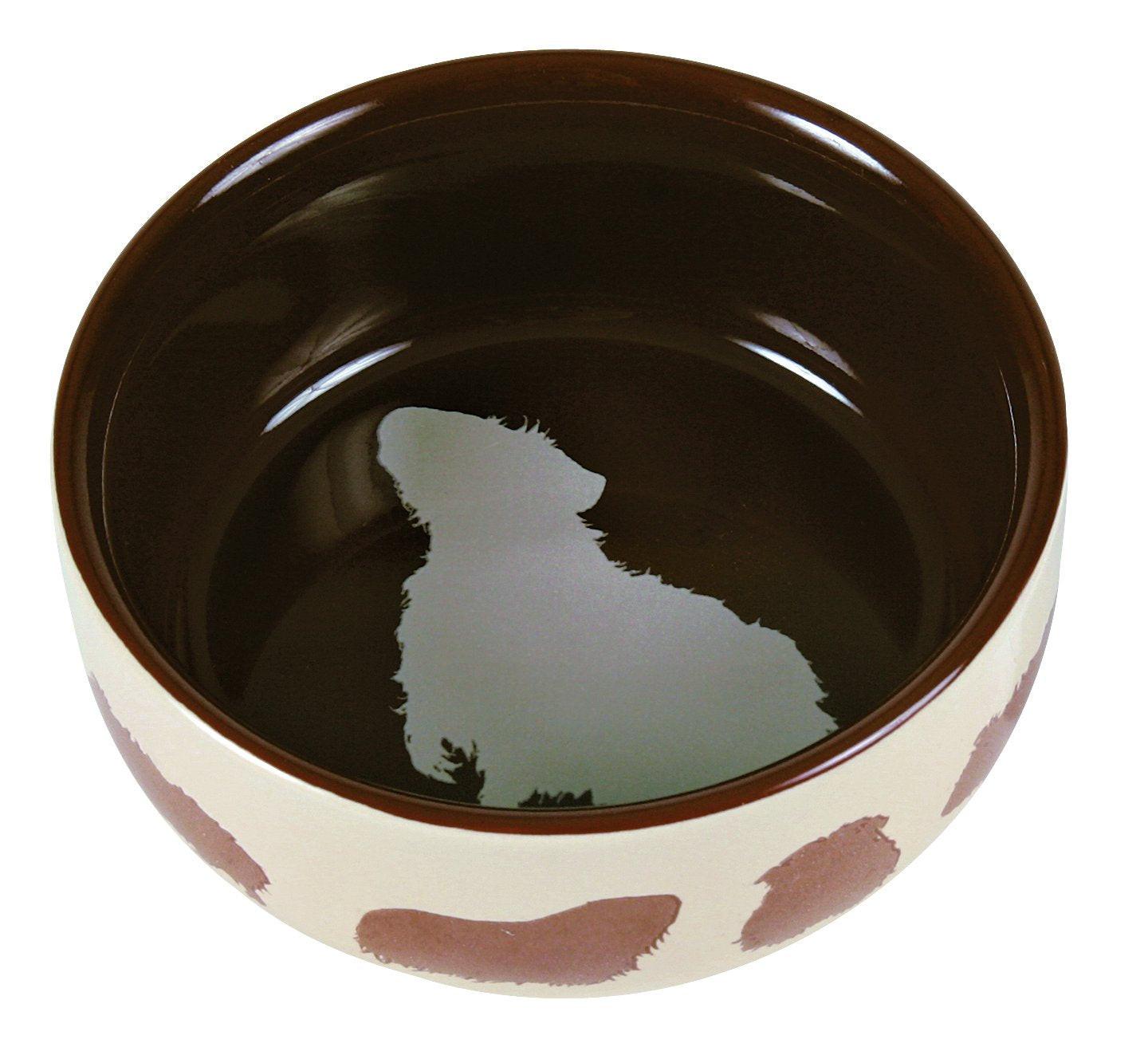 Trixie Ceramic bowl with motif, guinea pigs, 250 ml/diam. 11 cm.