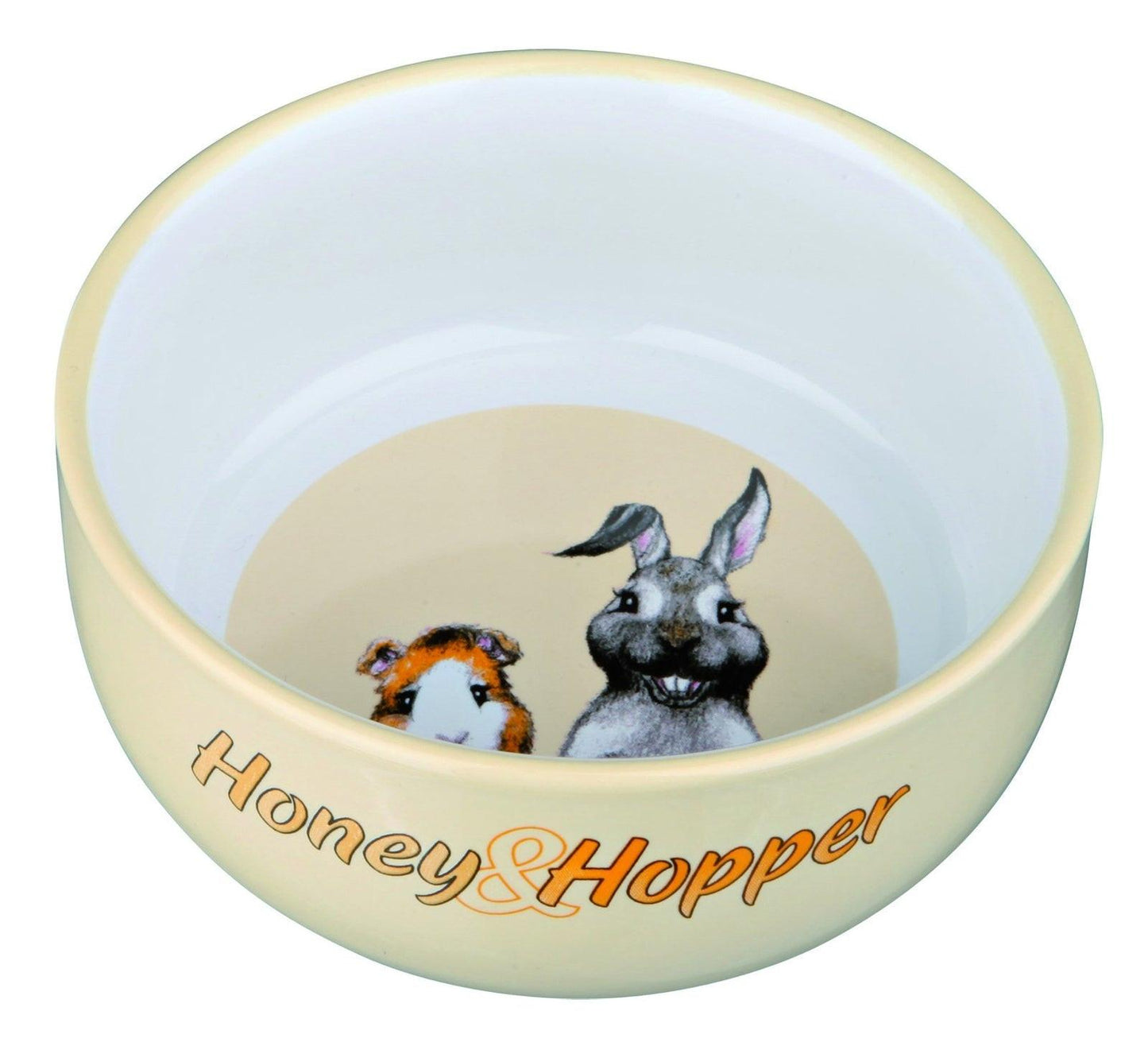 Trixie Honey & Hopper ceramic bowl, 250 ml/diam. 11 cm.