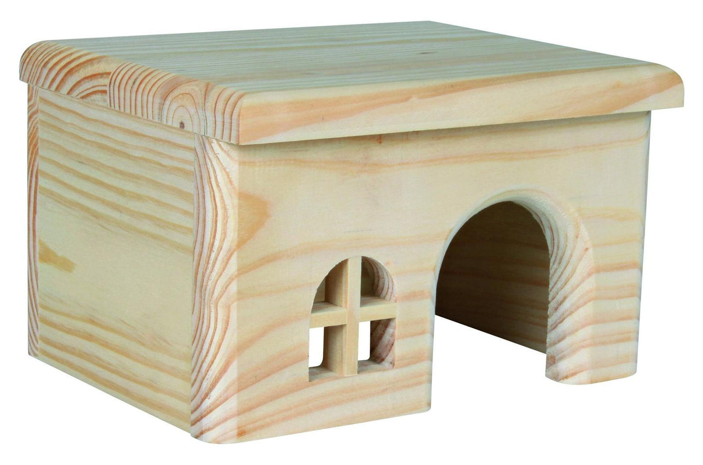 Trixie Wooden house for hamsters, 15 x 12 x 15 cm.