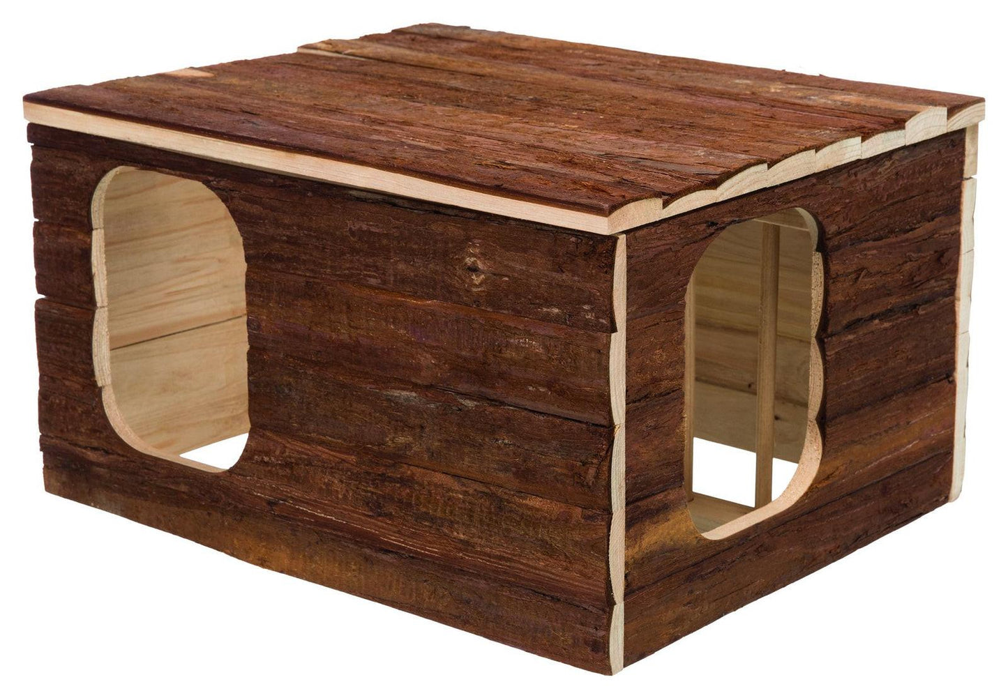 Trixie Natural Living Hilke house, with hay manger, 40 x 23 x 32 cm.