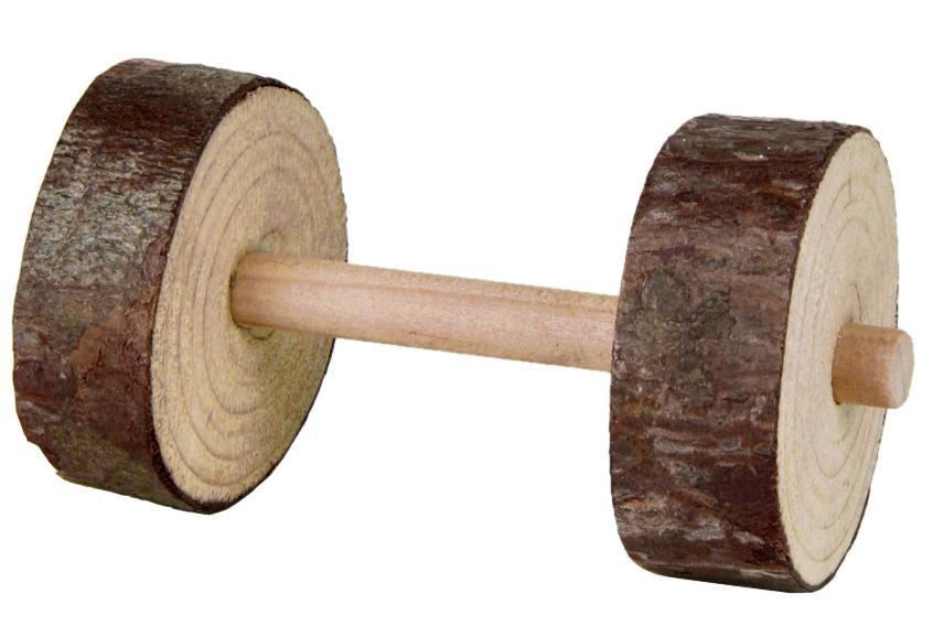 Trixie Natural Living dumbbells, diam. 4.5 x 9 cm, 2 pcs..