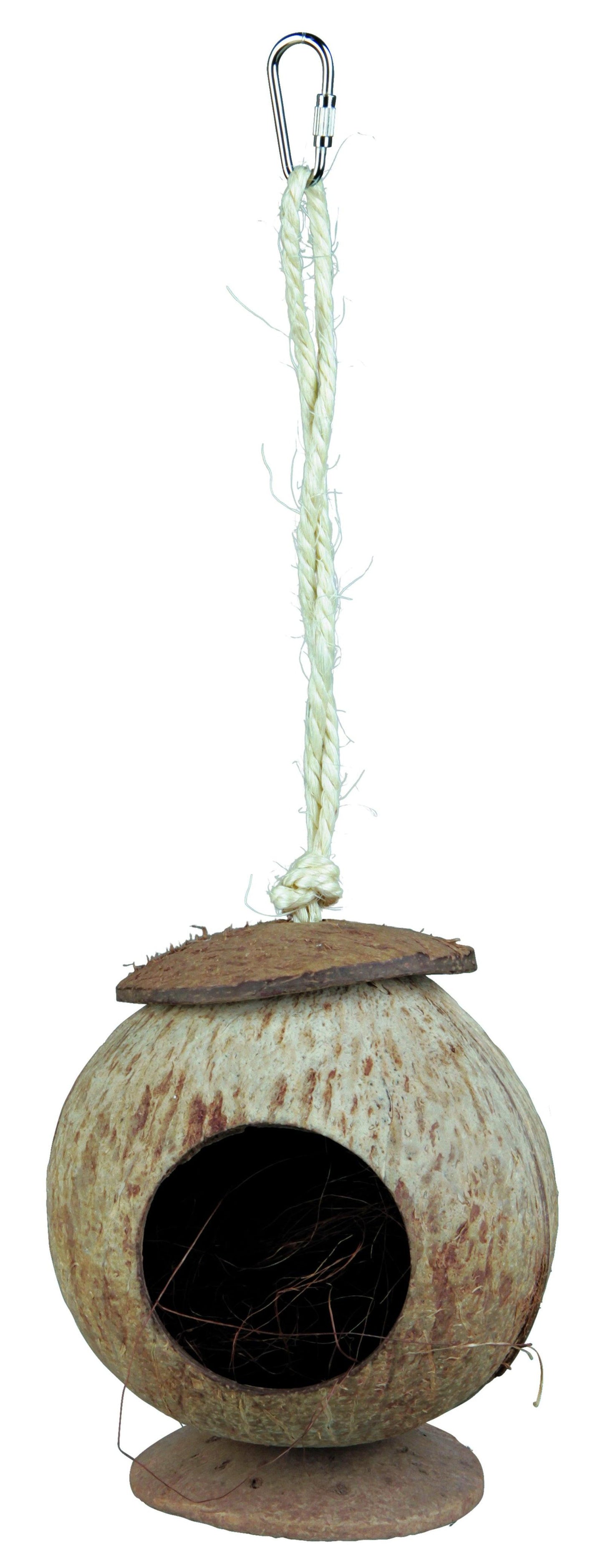 Trixie Coconut house for hamsters, diam. 13 x 31 cm.