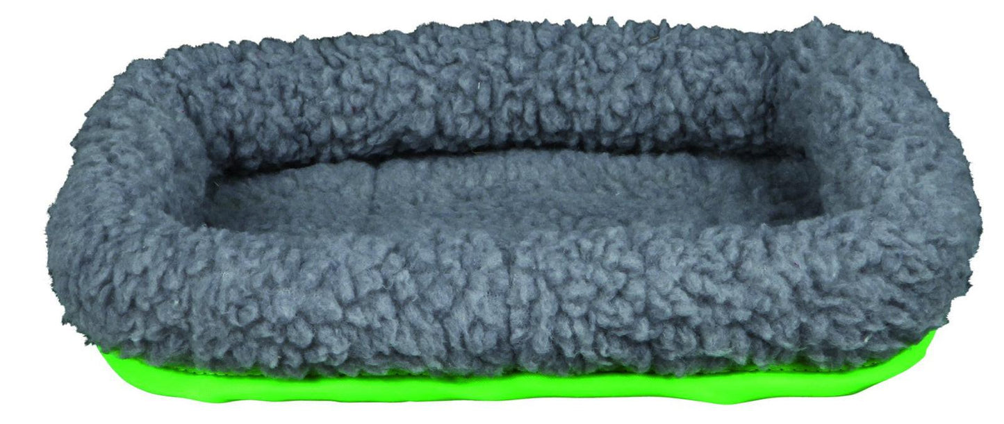 Trixie Cuddly bed for small animals, 30 x 22 cm, grey/green.