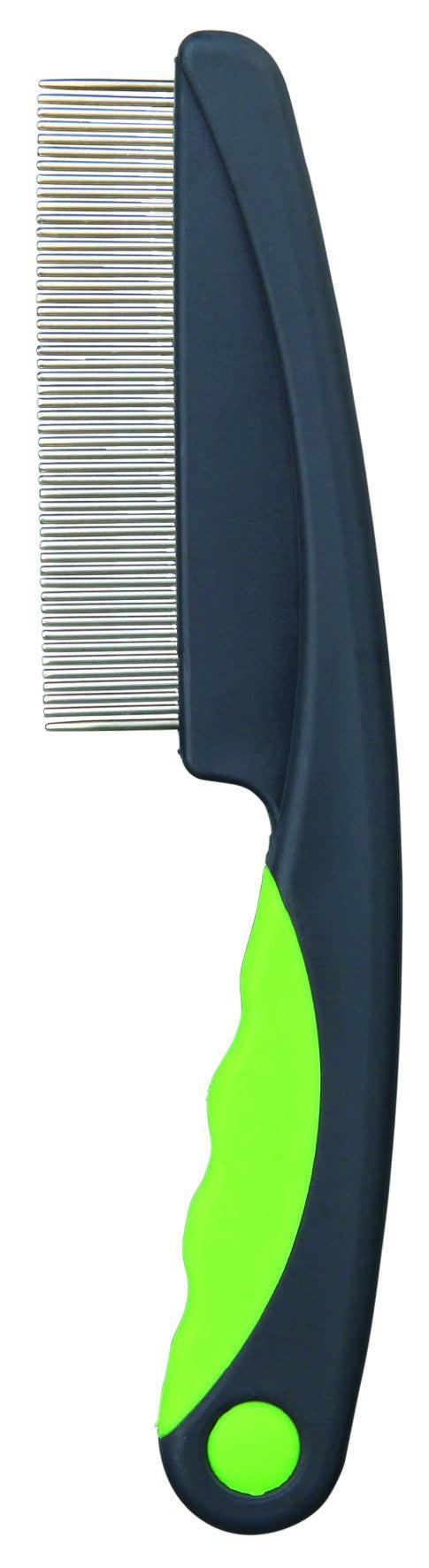Trixie Flea and dust comb for small animals, 15 cm, green.