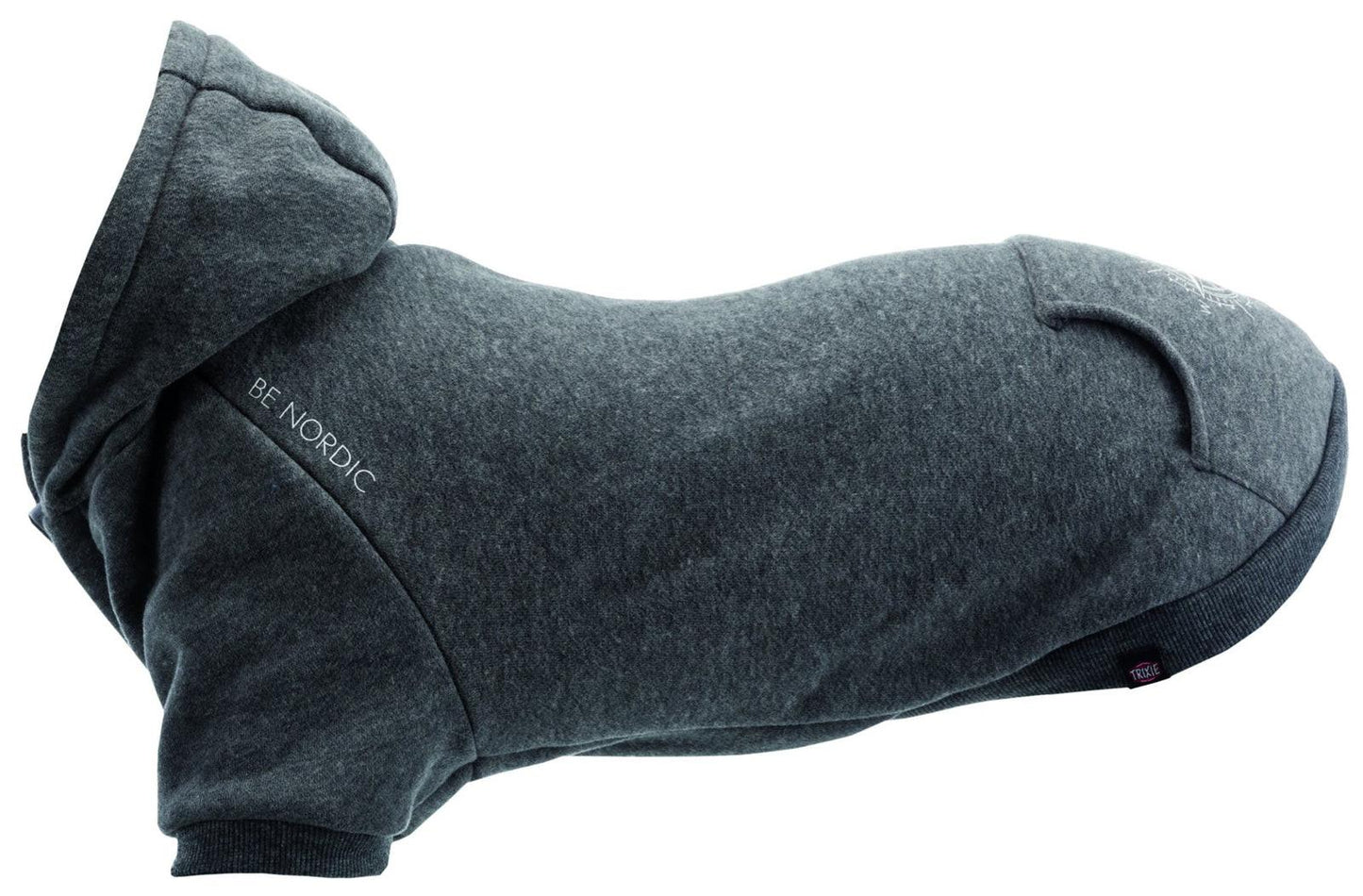 Trixie BE NORDIC Hoodie, S: 33 cm: 44 cm, grey.