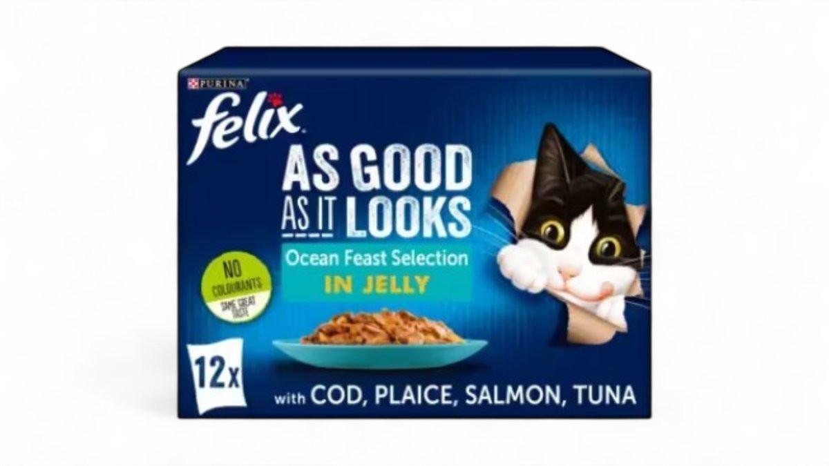 FELIX As Good As It Looks Ocean Feasts in Jelly – 12 Pack.