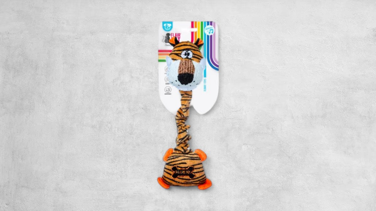 Flairpet Bungee Neck Collection Tiger 42cm
