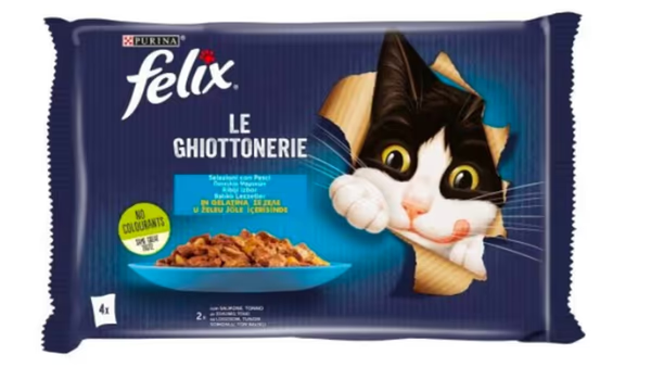 Felix Delicacies Fish Selection in Jelly With Salmon & Tuna 340g