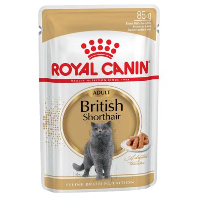Royal Canin British Shorthair Pouches Adult Cat Food