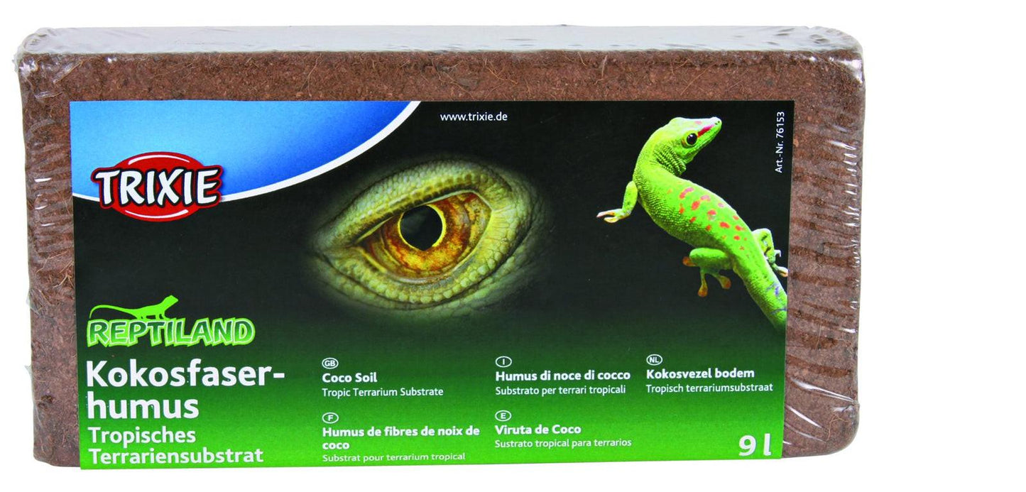 Trixie Coco soil, substrate, pressed, gives 9 l.