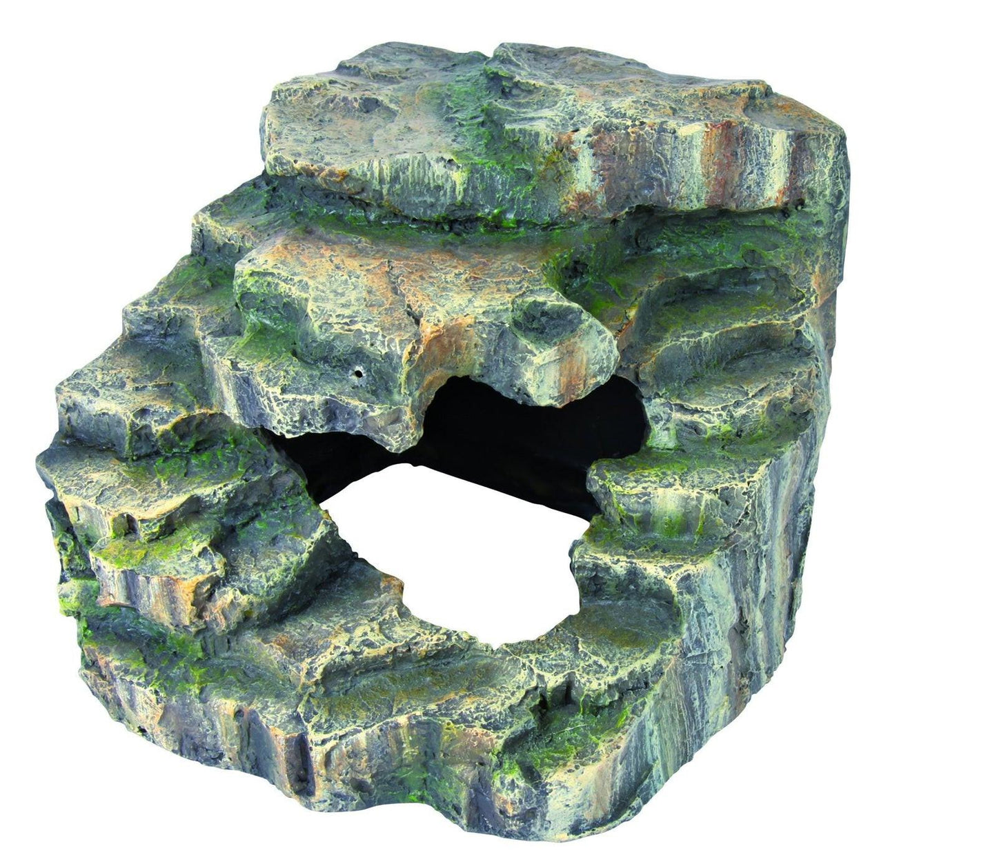 Trixie Corner rock with cave and platform, 19 x 17 x 17 cm.