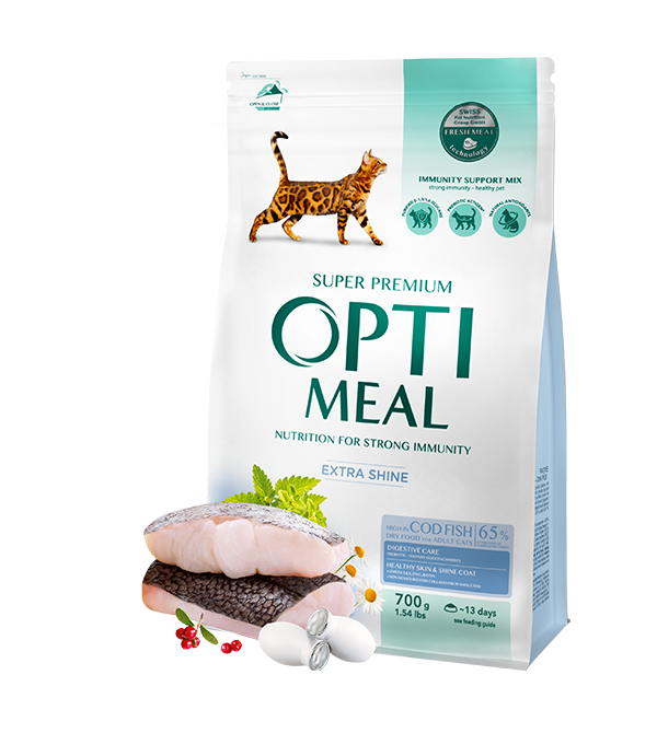 Complete Dry Pet Food For Adult Cats High In Cod Fish – 1 kg