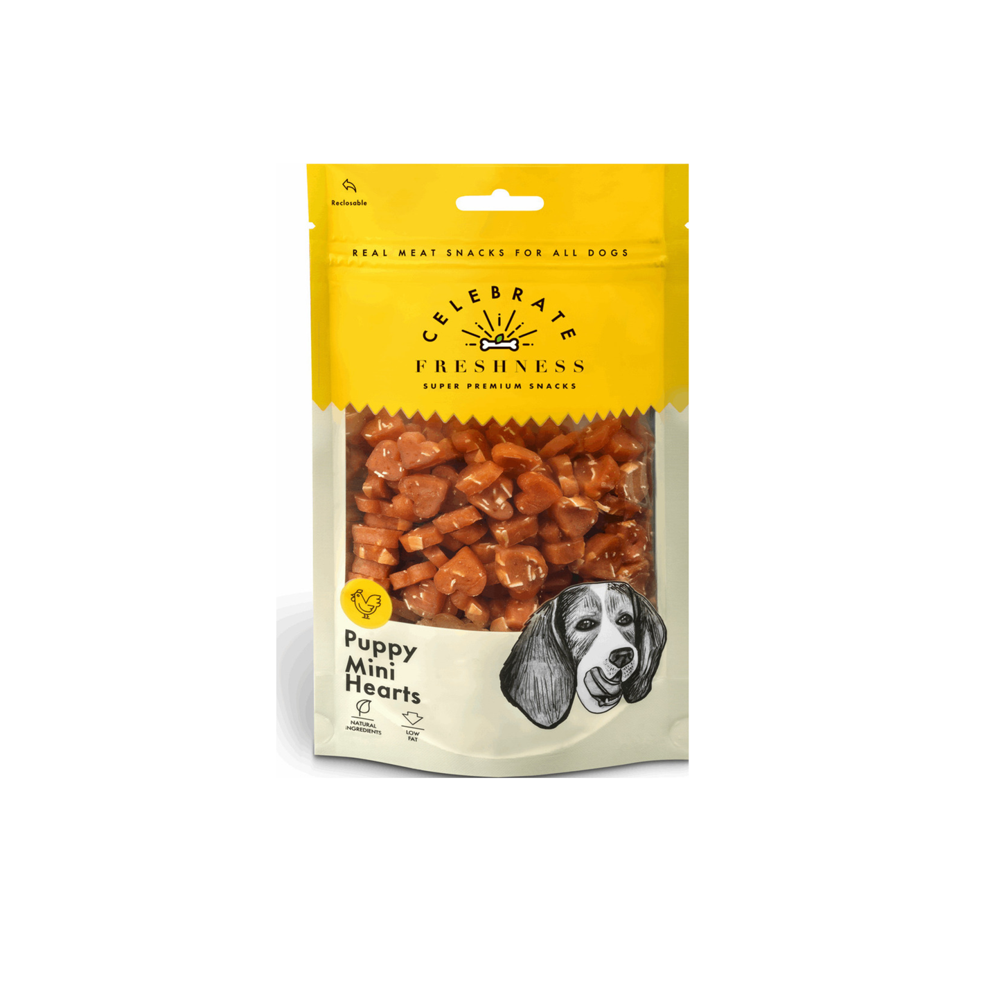 Celebrate Freshness Puppy Mini Hearts