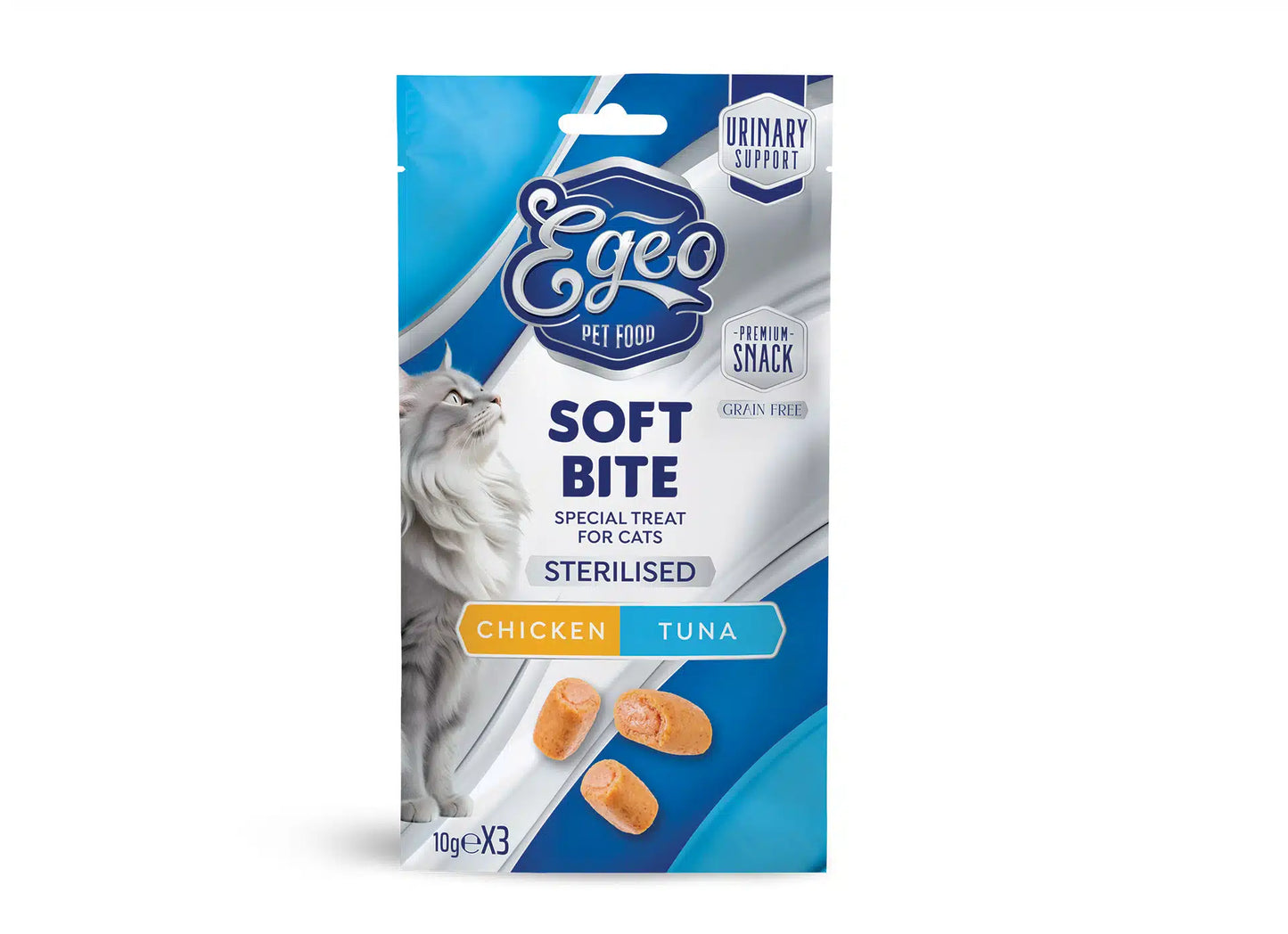 Egeo Chicken & Tuna Soft Bites 10g