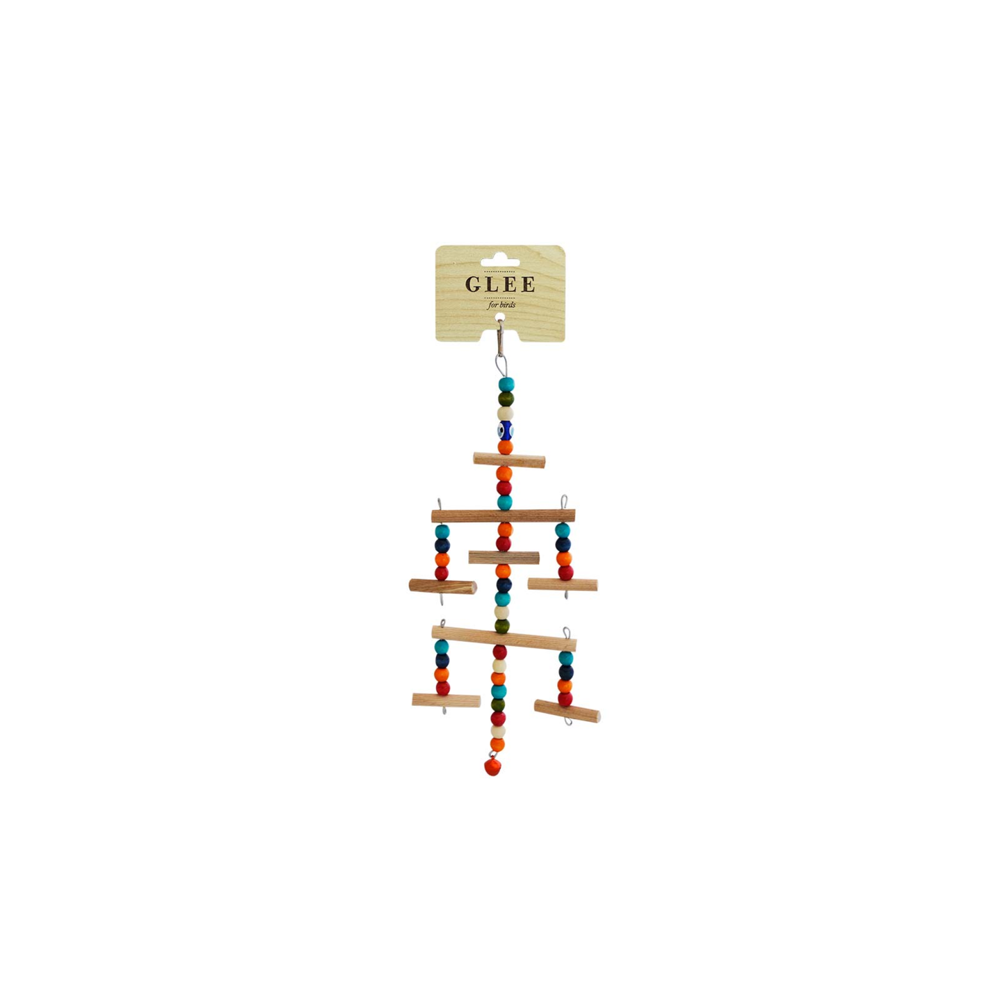 Glee Interactive Hanging Wooden Bird Toy