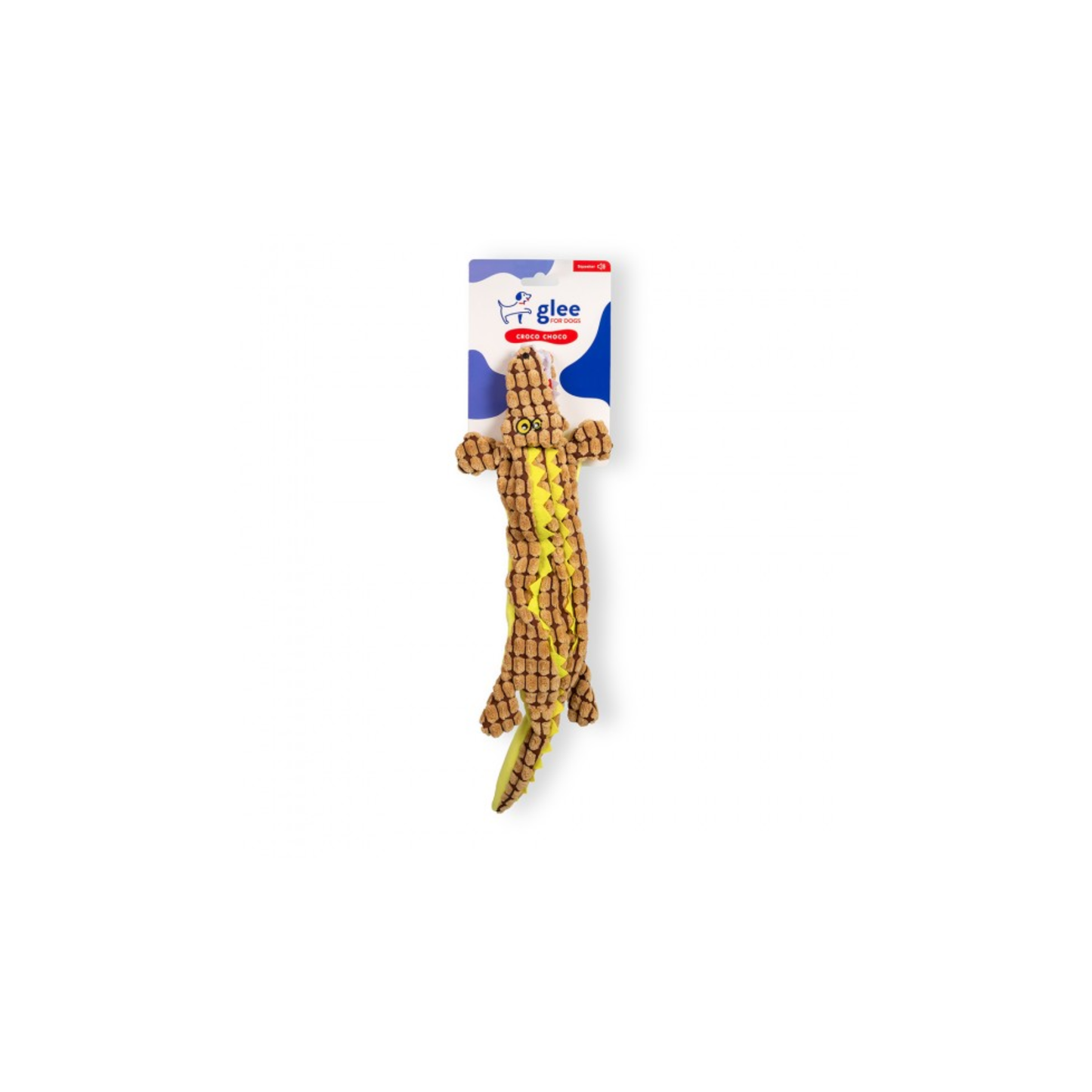 Glee Dog Toy Croco Choco Squeaky