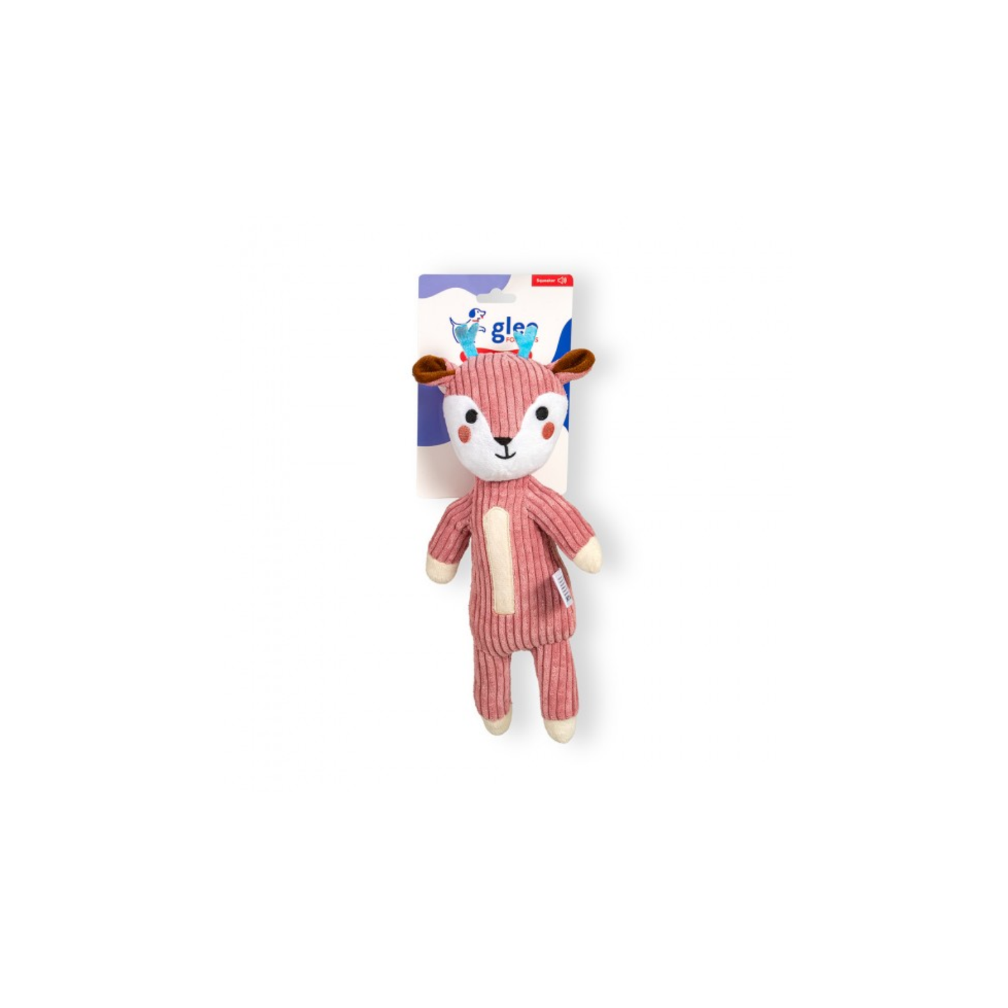 Glee Dog Toy Deer Antzi Squeaky