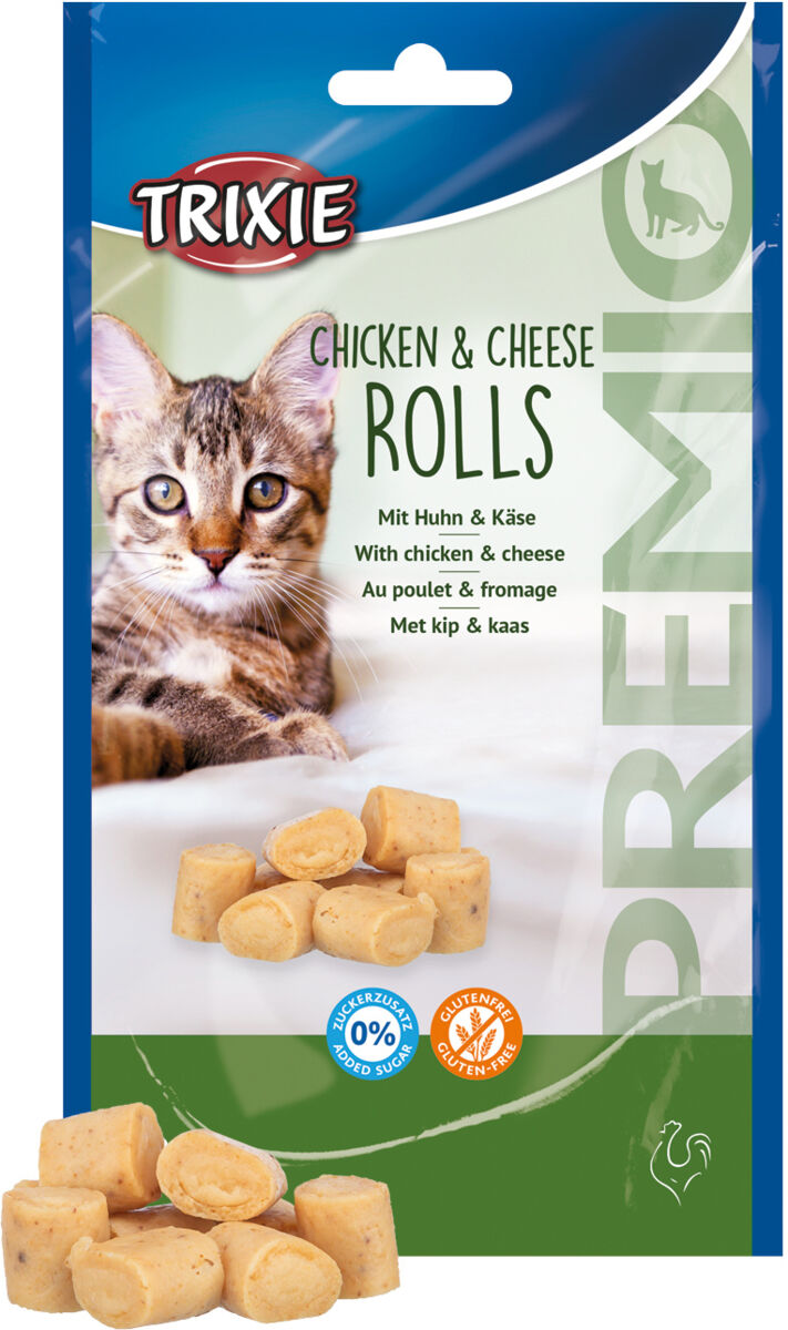 Trixie PREMIO Chicken & Cheese Roll, 50 g
