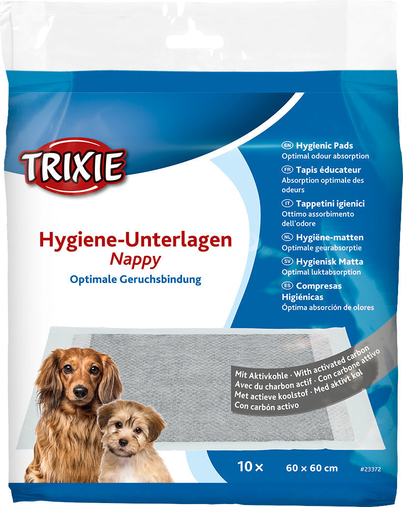 Trixie Nappy hygiene pad, activated carbon, 60 Ç? 60 cm, 10 pcs.