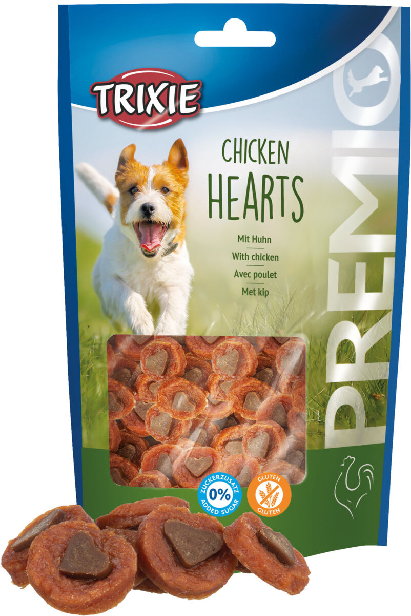 Trixie PREMIO Chicken Hearts, 100 g