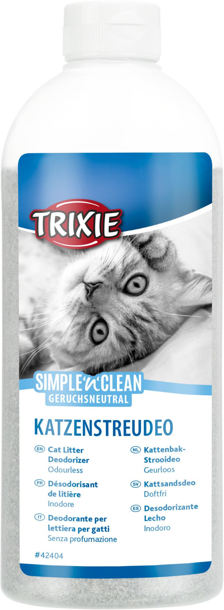 Trixie Simple'n'Clean cat litter deo, activated carbon, 750 g.
