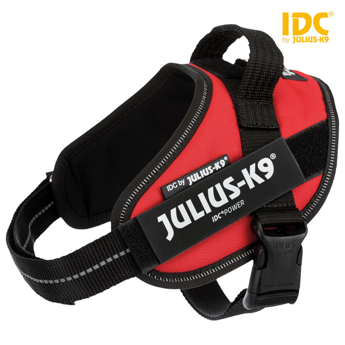 Trixie Julius-K9 IDC Powerharness, Mini/M: 49?67 cm/22 mm, red