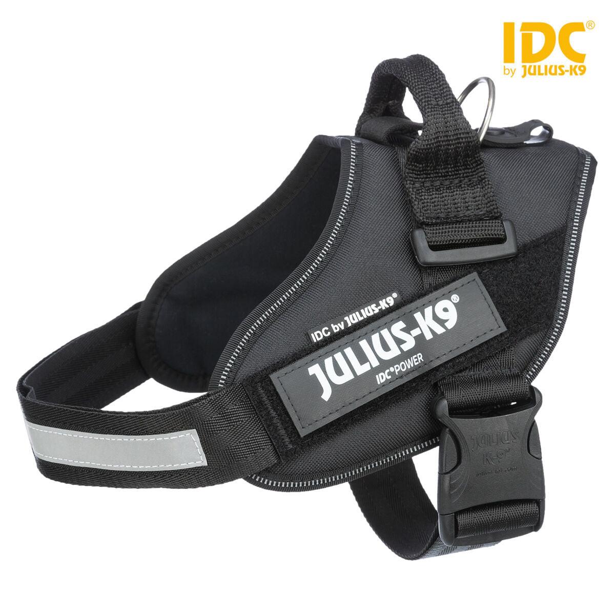 Trixie Julius-K9 IDC Powerharness, 3/XL-XXL: 82-115 cm/50 mm, black.