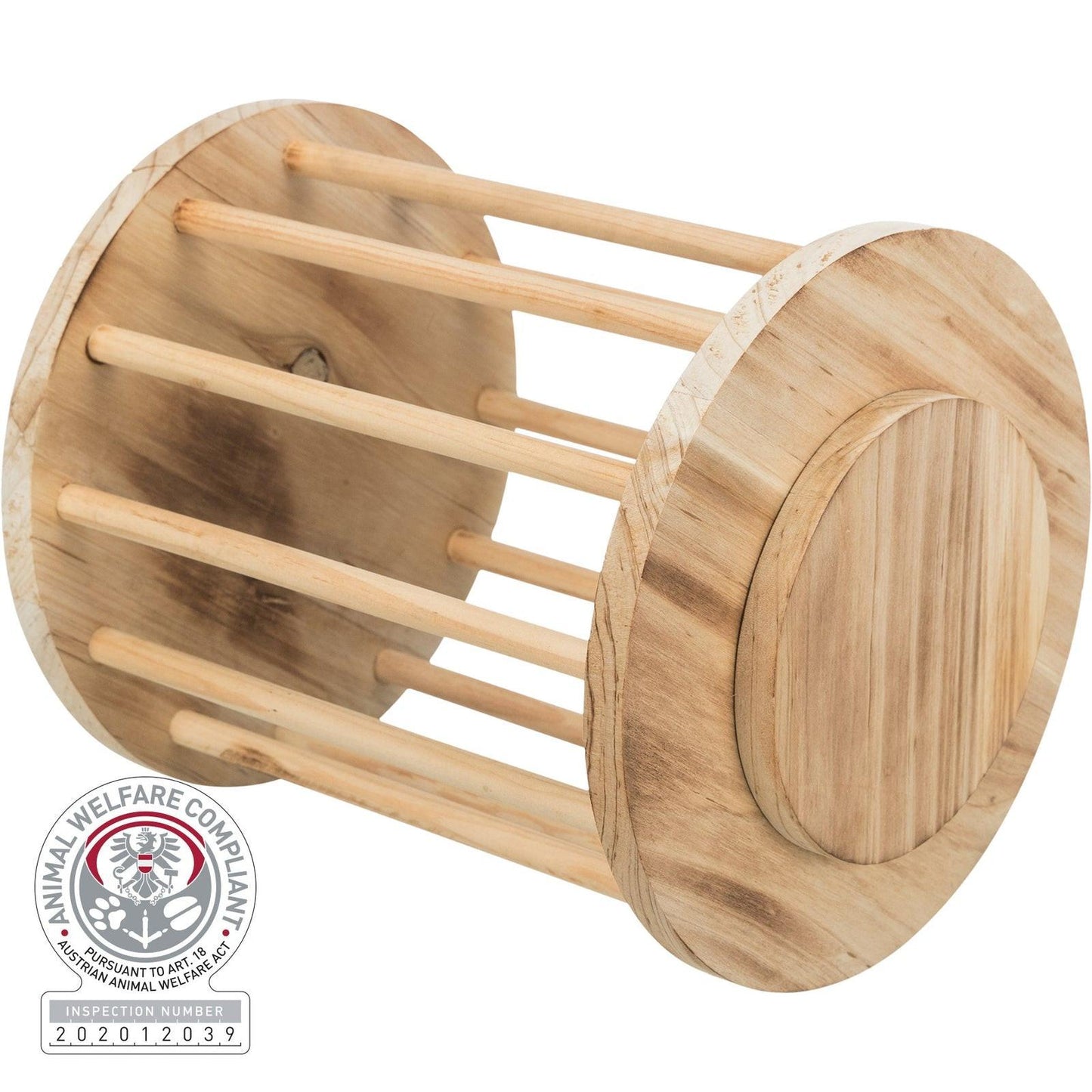 Trixie Hay manger, with lid, wood/flamed, x· 20 x23 cm.