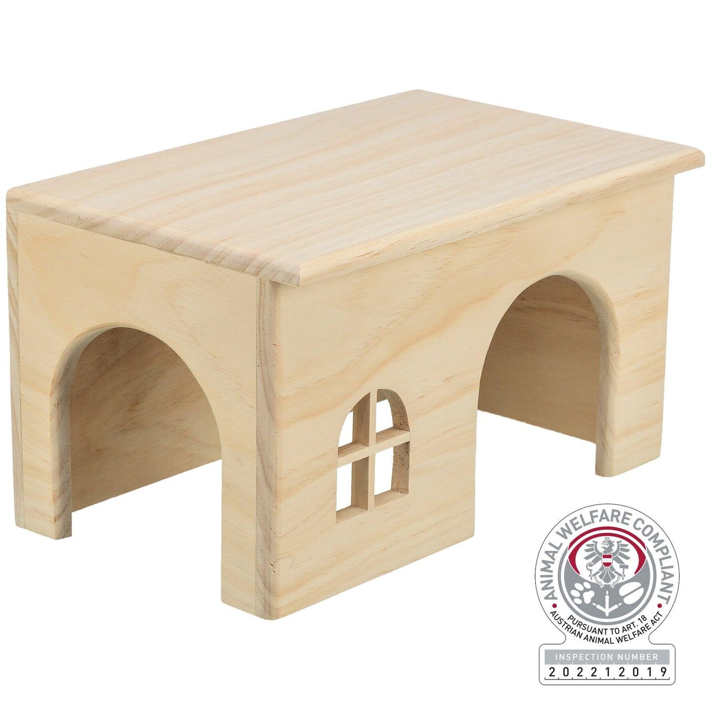 Trixie Wooden house for guinea pigs, 28 x 16 x 18 cm.