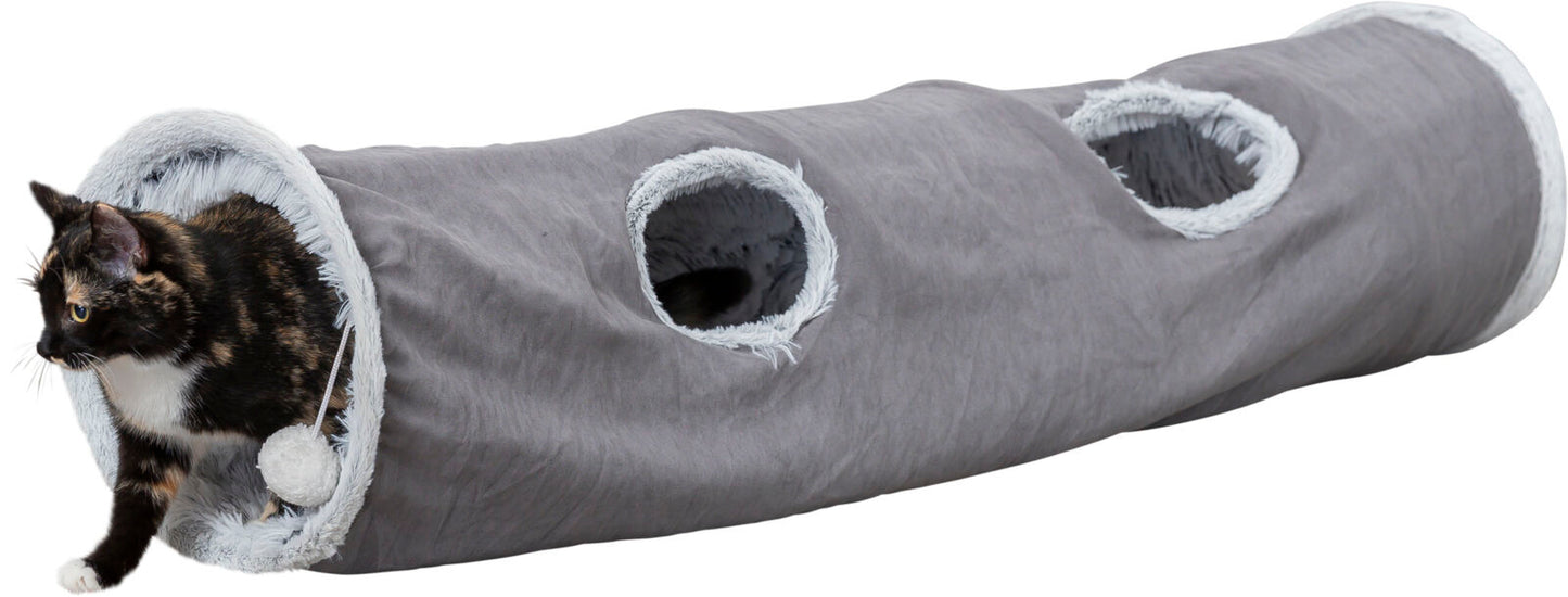 Trixie Harvey playing tunnel, plush, Ç÷ 27 Ç? 116 cm, grey