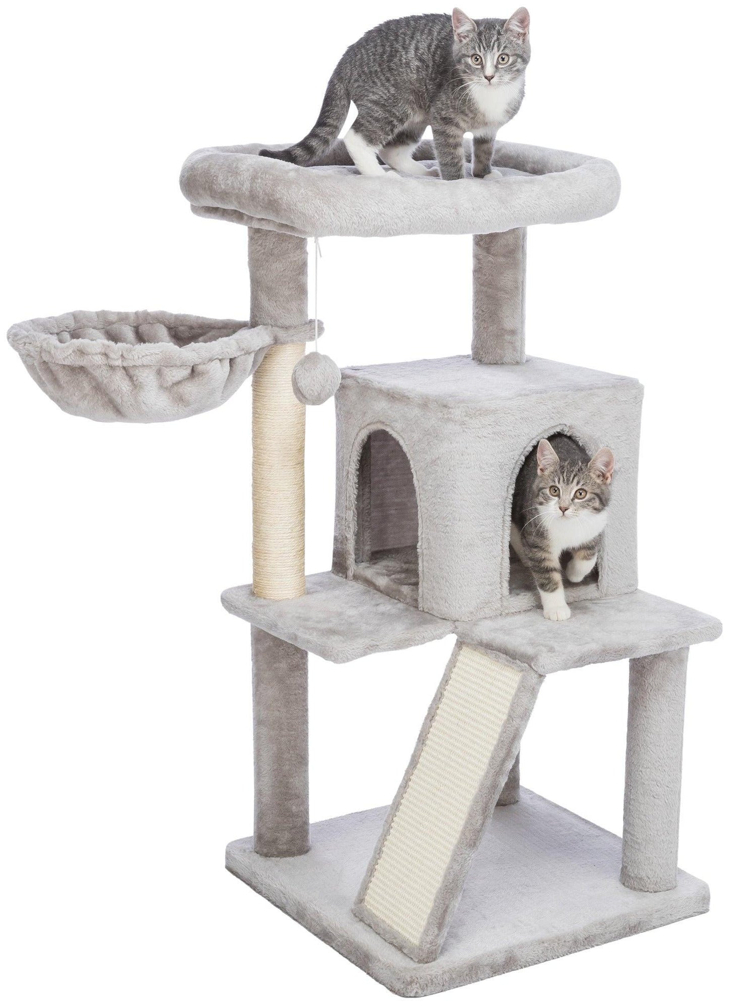 Trixie Junior Pepito scratching post, 98 cm, grey.