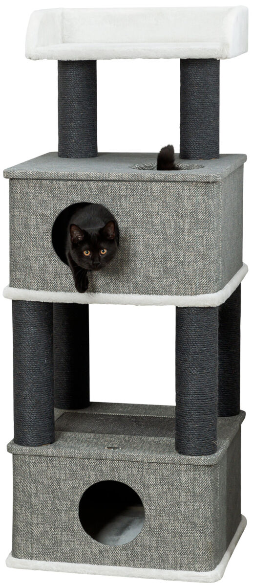 Trixie Almira cat tree, 128 cm, grey