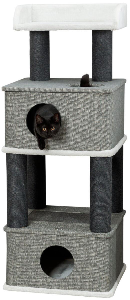 Trixie Almira cat tree, 128 cm, grey.