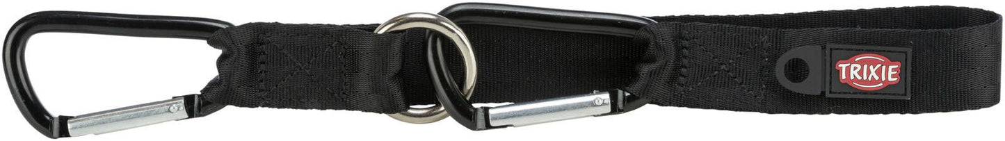 Trixie Universal belt strap, karabiner, XSƒ??S: 30 cm/25 mm, black.