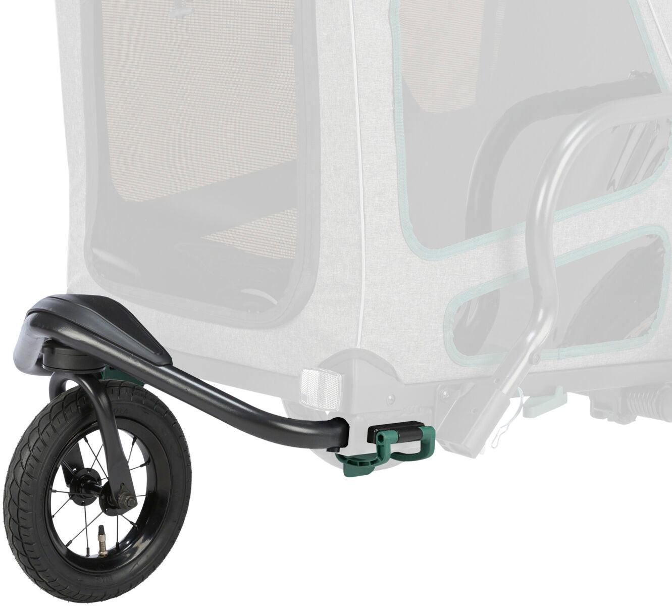 Trixie Jogger conversion kit for trailer #12800, grey/sage.