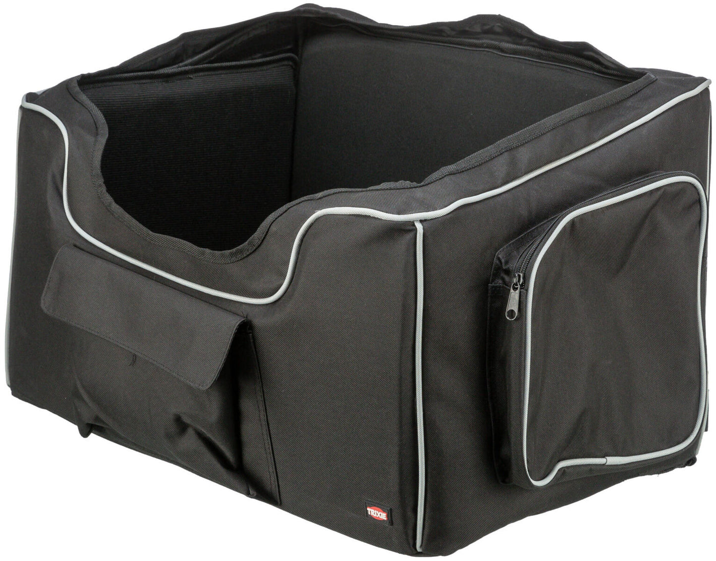 Trixie Car seat, 56 x 37 x 36 cm, black/grey