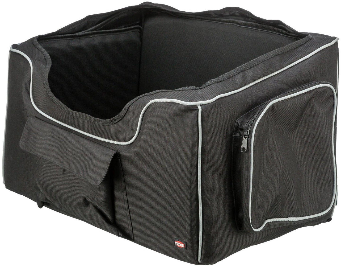 Trixie Car seat, 56 x 37 x 36 cm, black/grey.