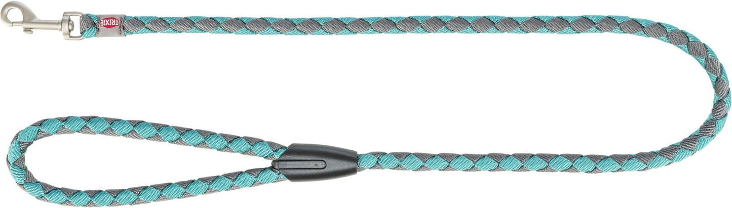 Trixie Cavo lead, S-M: 1.00 m/diam 12 mm, aqua/graphite.