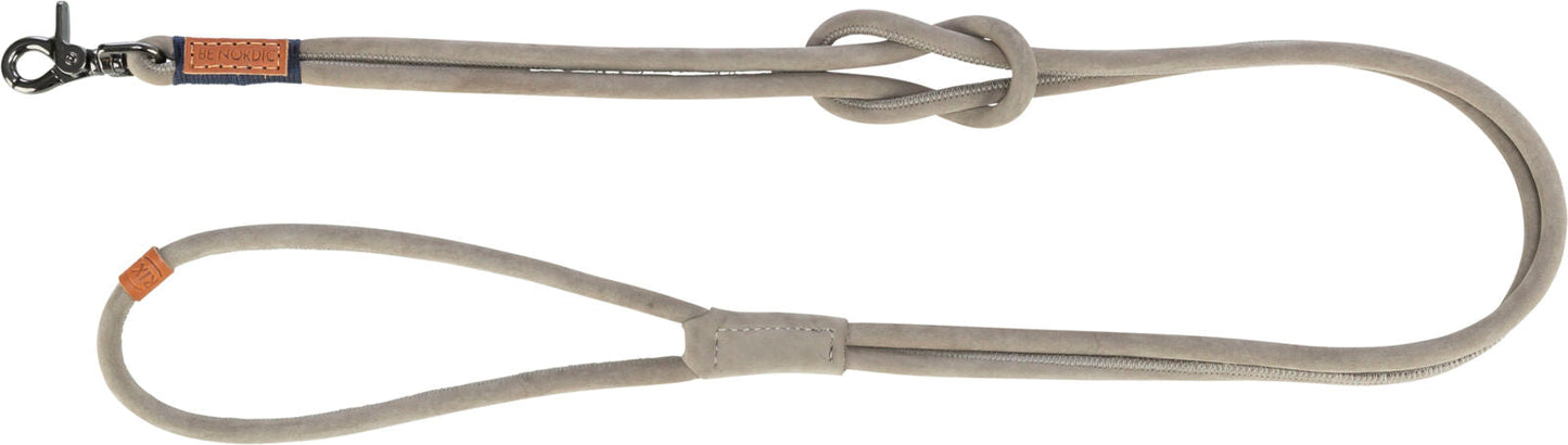 Trixie BE NORDIC lead, leather, XS-L: 1.20 m/Ç÷ 8 mm, grey