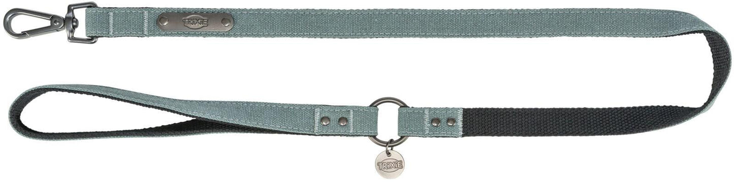 Trixie CityStyle Lead, cotton, M-L: 1.00 m/20 mm, sage.
