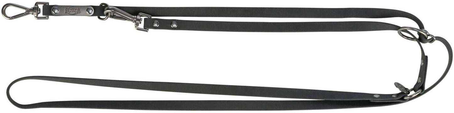 Trixie CityStyle adjustable lead, PVC, L-XL: 2.00 m/20 mm, black.