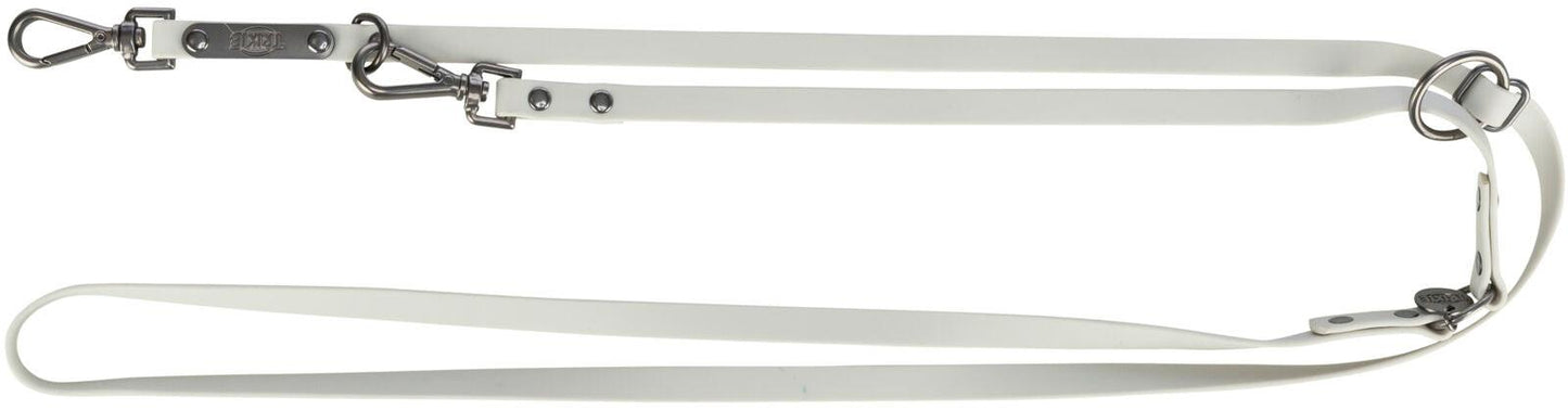 Trixie CityStyle adjustable lead, PVC, S-M: 2.00 m/13 mm, light grey.