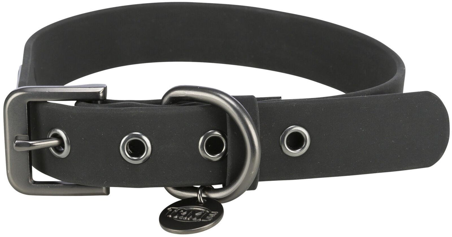 Trixie CityStyle Collar, PVC, XS-S: 25-32 cm/20 mm, black.