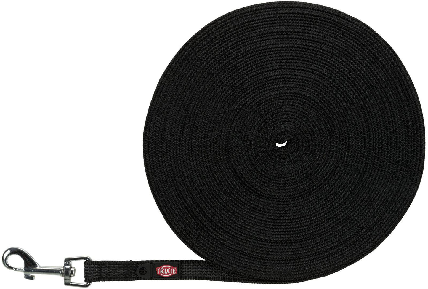 Trixie Tracking leash, rubberised, Sƒ??M: 15 m/15 mm, black.